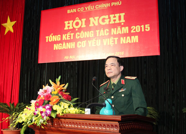 Hội nghị Tổng kết công tác năm 2015 của Ngành Cơ yếu